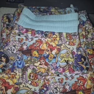 Womens Bamboo Disney Pajama Bottoms - Blue and Multicolor